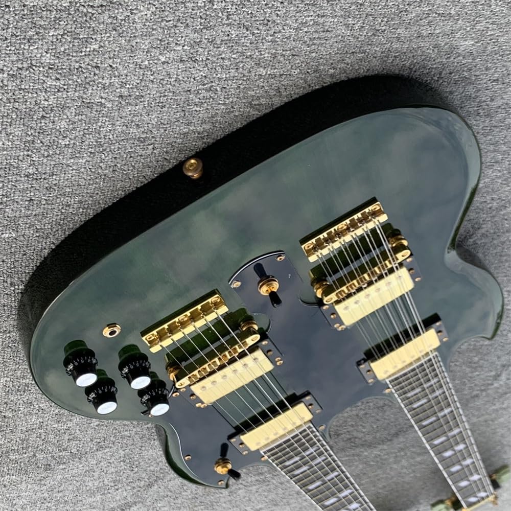 Amazon | カスタム ダブルネック エレキギター 6/12弦 EDS1275