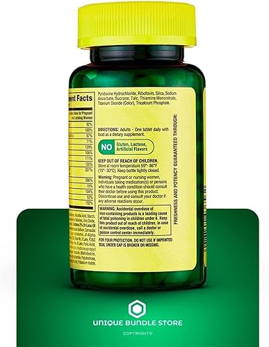 Miniatura 5 de Multivitamínico prenatal multimineral 100 tabletas  Vitaminas prenatales con ácido fólico y DHA, suplemento sin gluten, vitaminas diarias para