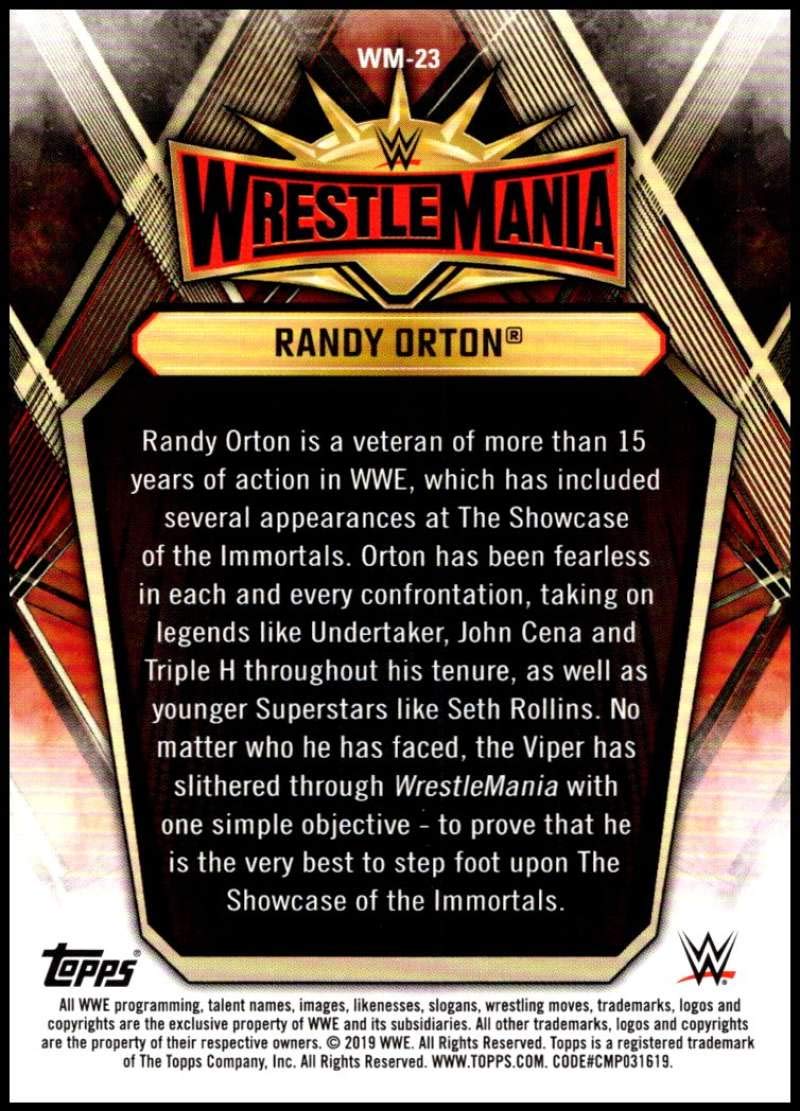 Amazon.com: 2019 Topps Road to WrestleMania 35 Roster Wrestling