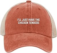 Vista 47 de I’ll Just Have The Chicken Tenders Trucker Hat Women Vintage Mesh Cap for Summer