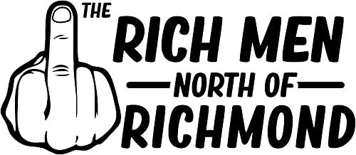 Oliver Anthony - Rich Men North of Richmond - Calcomanía para auto y camión (blanco)