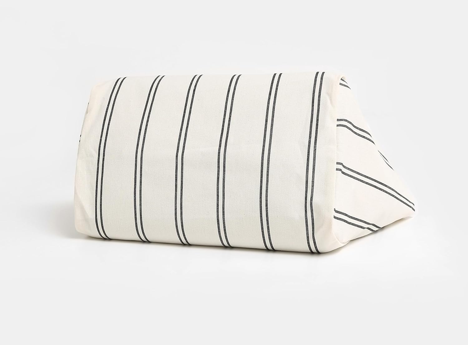 Jeelow Large Striped Or Patterned Canvas Tote Bag for Women Men Shoulder Handbag with Zipper Pocket Travel - Image 7