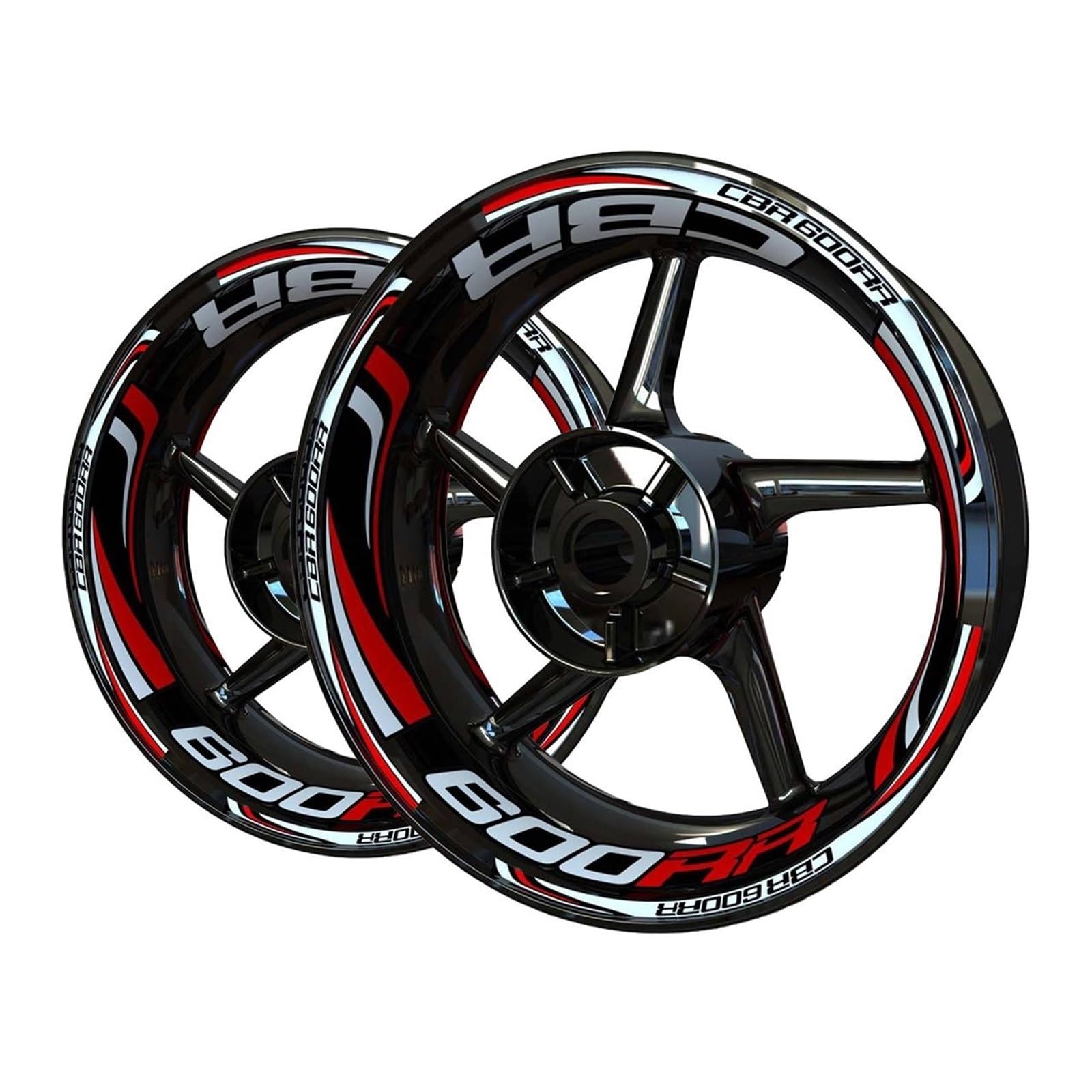 for CBR600RR Wheel Sticker Decal Kit for CBR 600RR Rim Motorcycle Set(8)