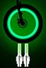 Bicycle Wheel Light with 2 Motion Sensors LED Car Engine Wheel Lamp Sibop Cover Green 3972