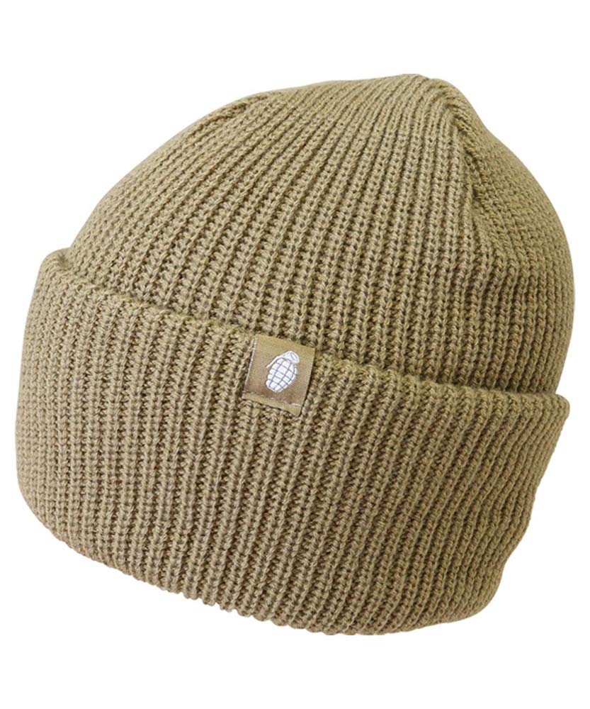 Kombat Tactical Unisex Desert Cayote Army Combat Military Beanie British Army Winter Ski Knitted Watch Hat
