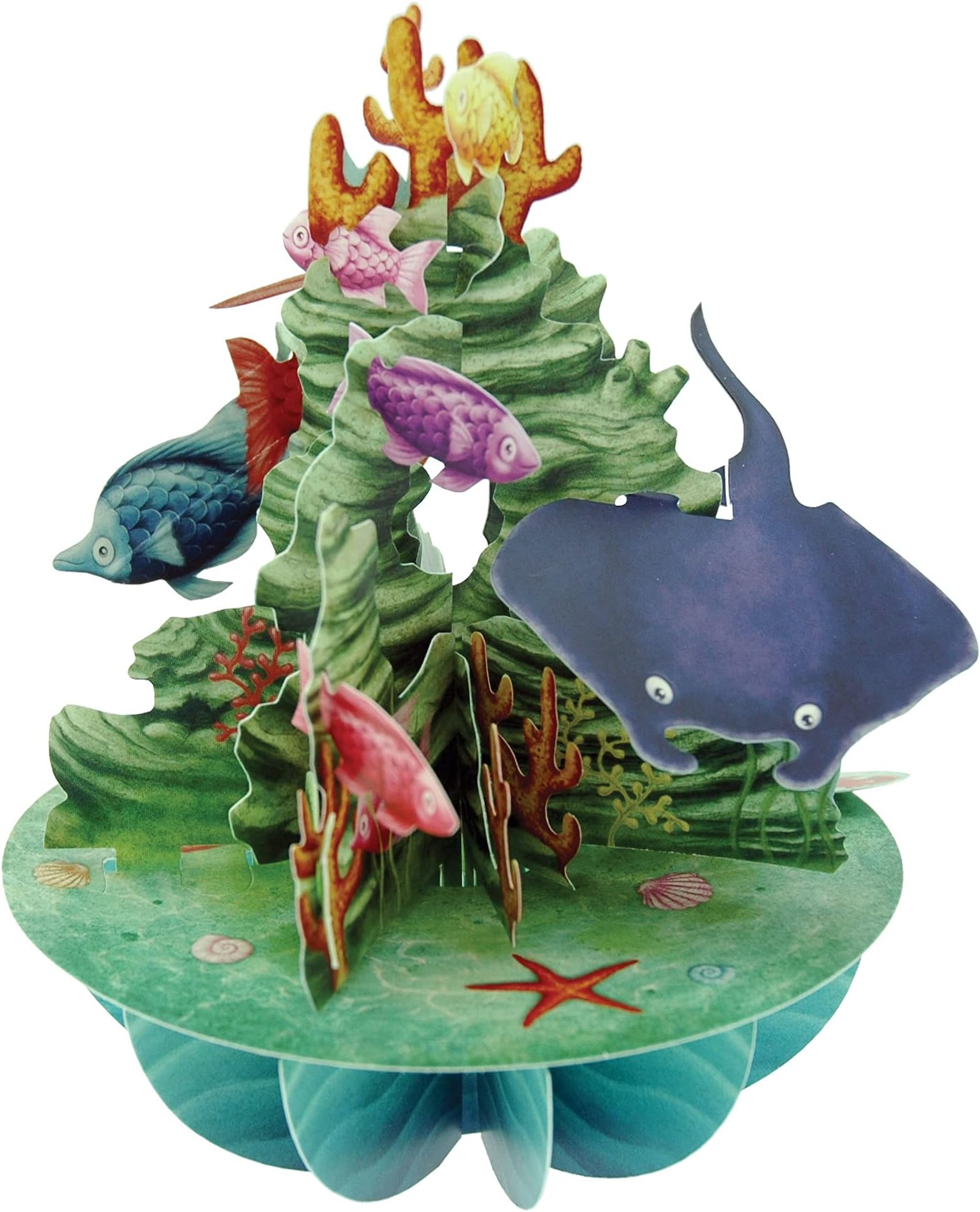 Santoro 3D Pop-Up Greeting CardSea Animals.