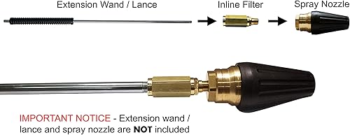 Miniatura 3 de Ultimate Washer Filtros de alta presión en línea 14" 5000 PSI 8.0 GPM
