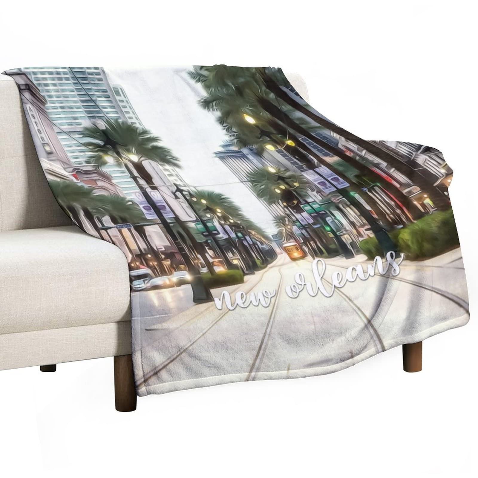 Couverture de la Nouvelle-Orléans plaid chaud adulte 130x150 cm