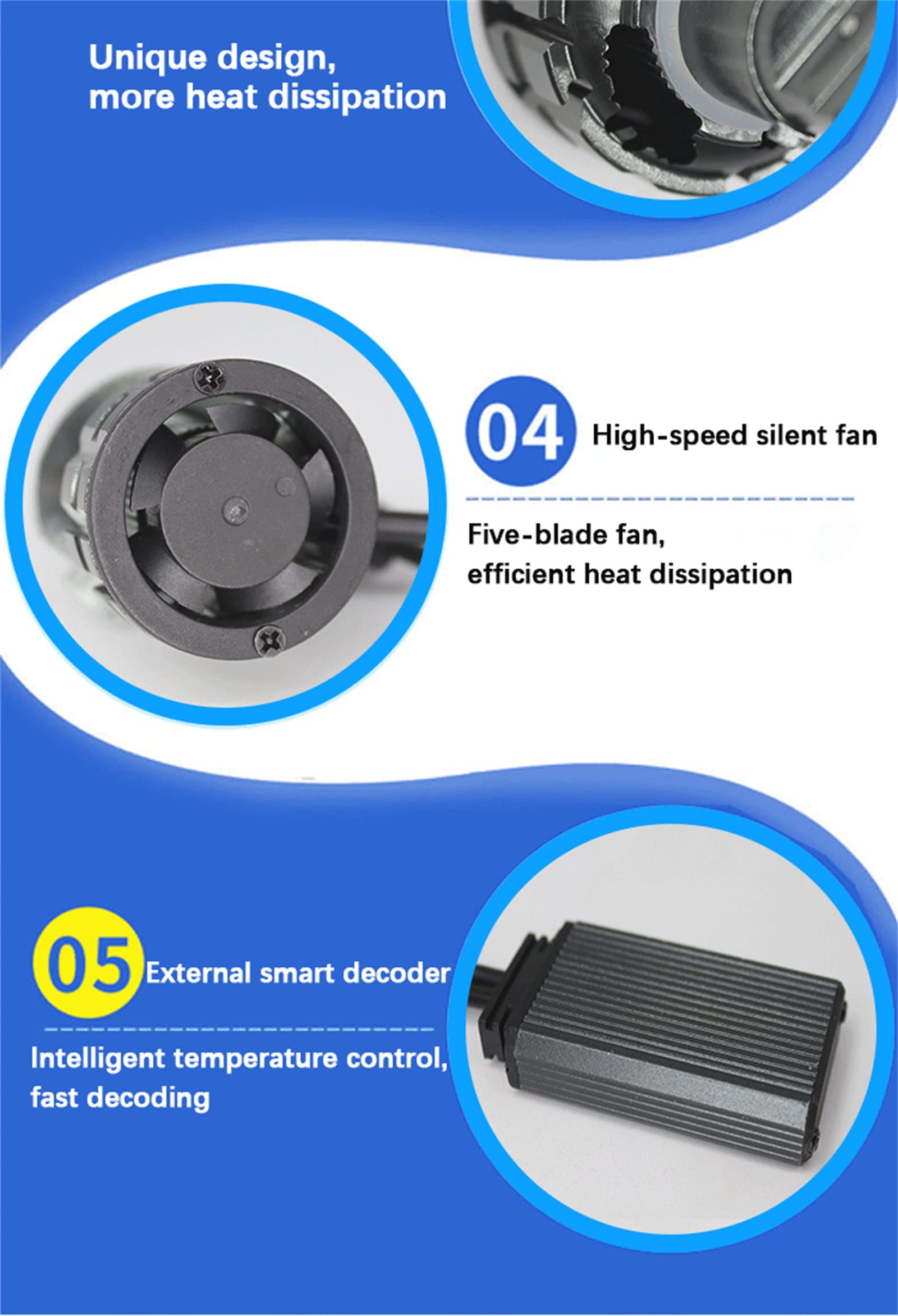 Bombillas LED De Repuesto Para Faros Delanteros, Superbrillantes Para Luz De Cruce/Luz Antiniebla Con 2 Piezas, Kit De Conversión De 12000 Lúmenes Plug And Play, 6000 K Blanco Brillante,H1