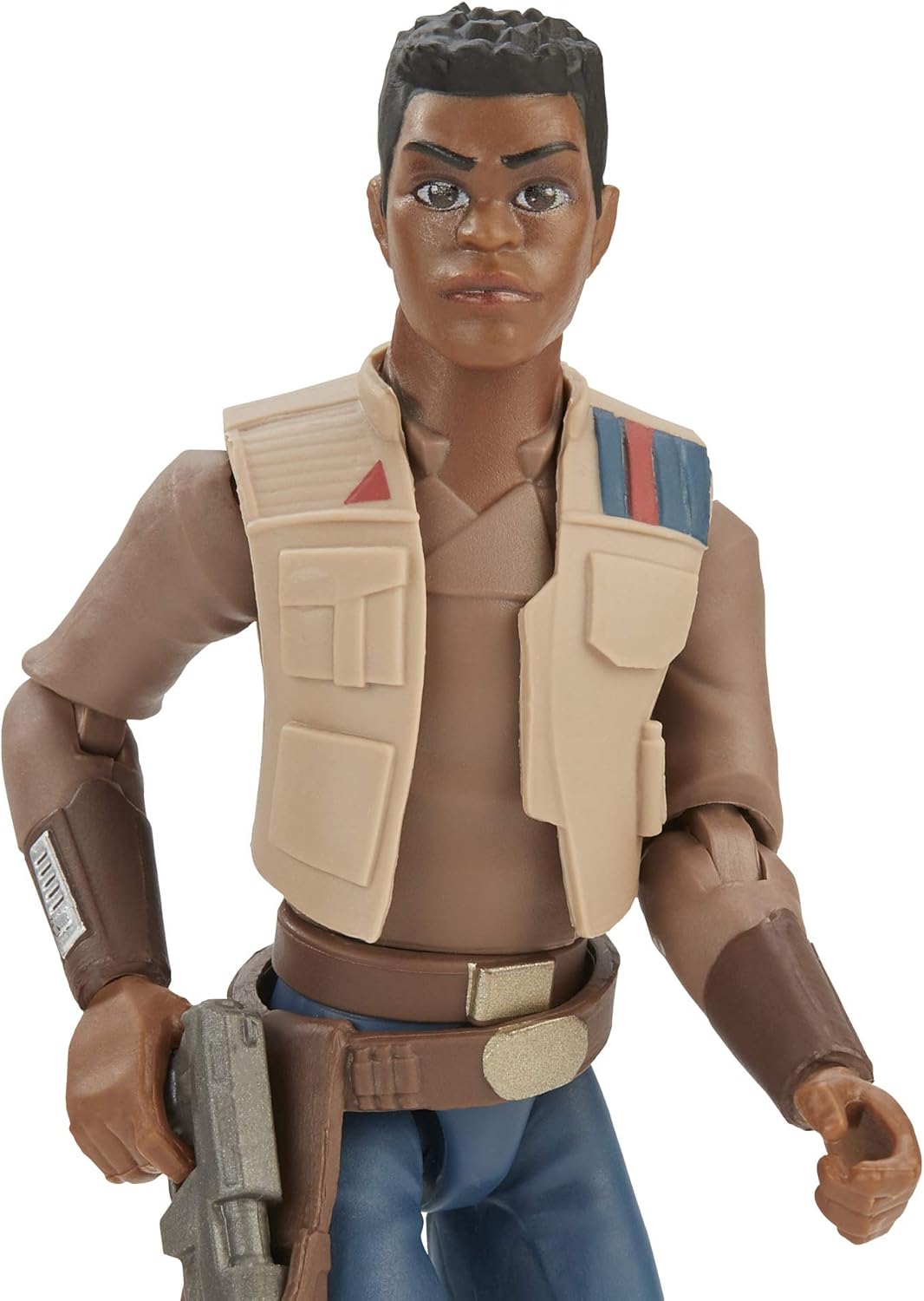 STAR WARS Galaxy of Adventures The Rise of Skywalker Finn 5"-Scale Action Figure Toy with Fun Blaster Action Movement