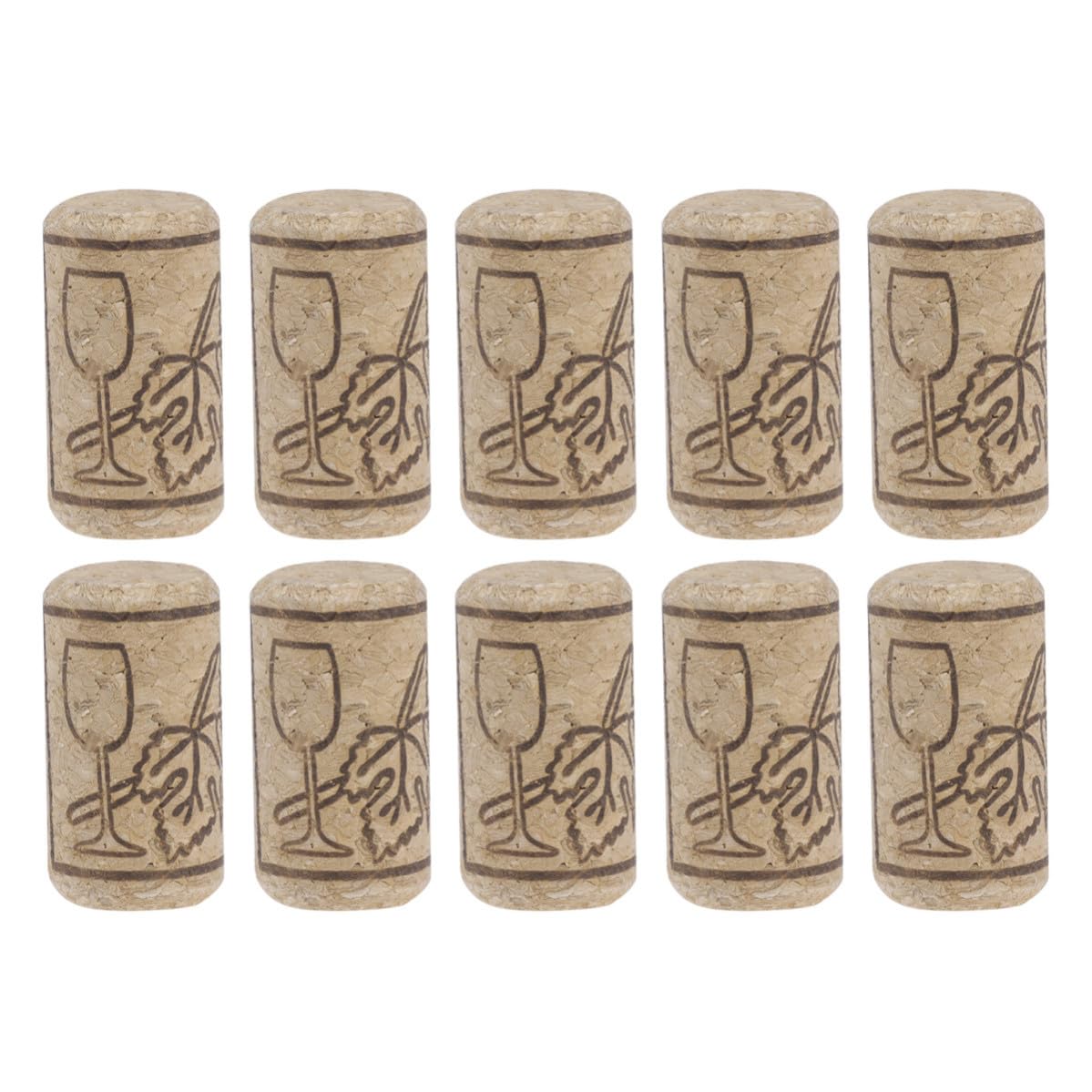 Tapones de corcho con sellado elástico para botellas de vino y manualidades creativas