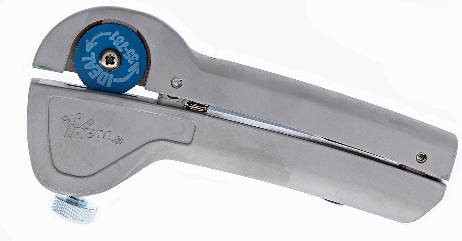 IDEAL Electrical 35-782 Sir Nickless Armored Cable Cutter - Metal Rotary Cable Cutter with Handle Knob. Power Tools and Accessories