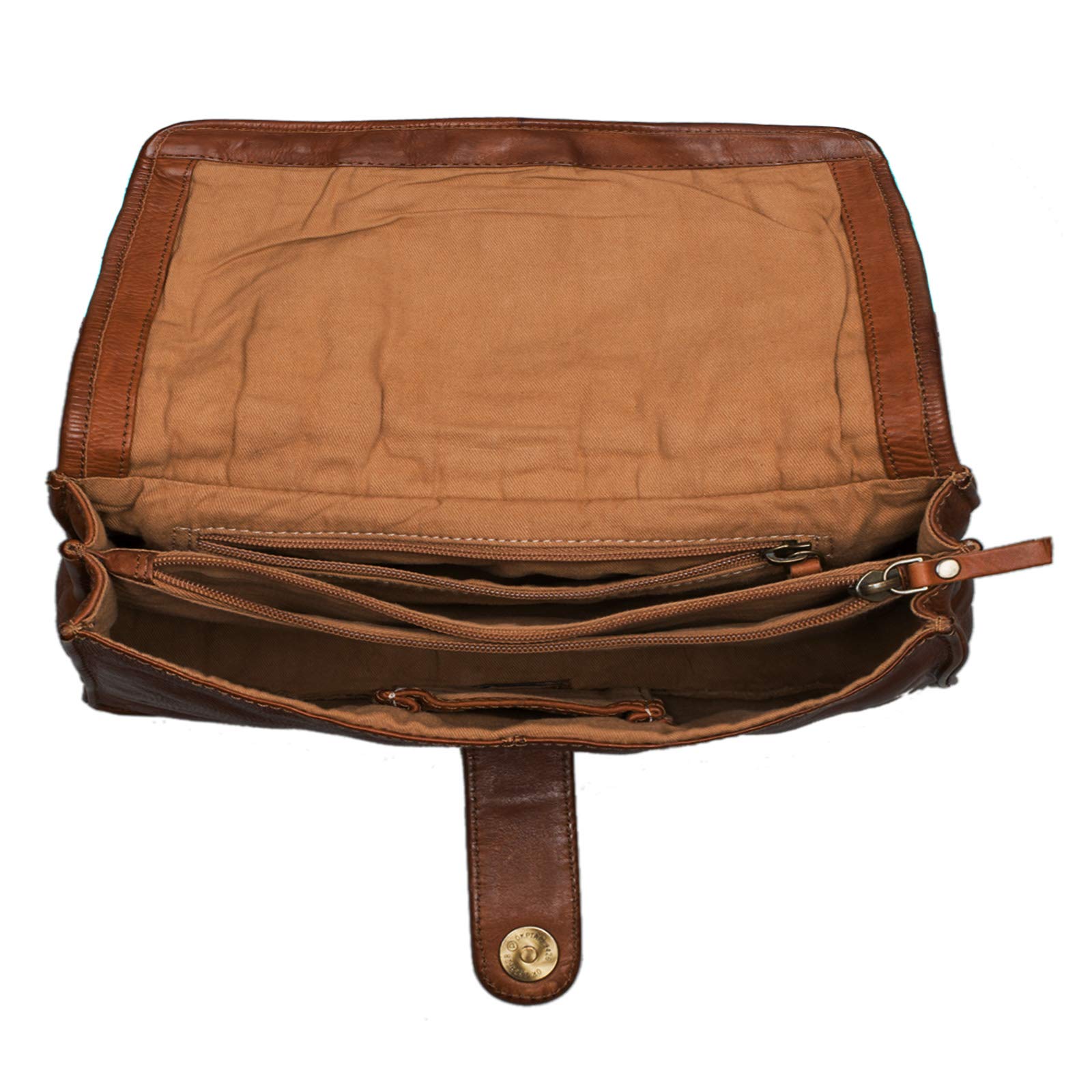 STILORD 'Ella' Bolso Mano Cuero Mujer señora o Dama Bolsa pequeña para Fiesta Salir Diario Festivales de auténtico Cuero Vintage Trenzado