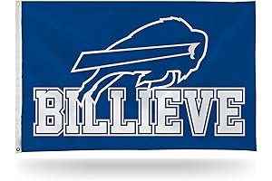 Rico Industries Buffalo Bills Exclusive-Billieve 3' x 5' Banner Flag
