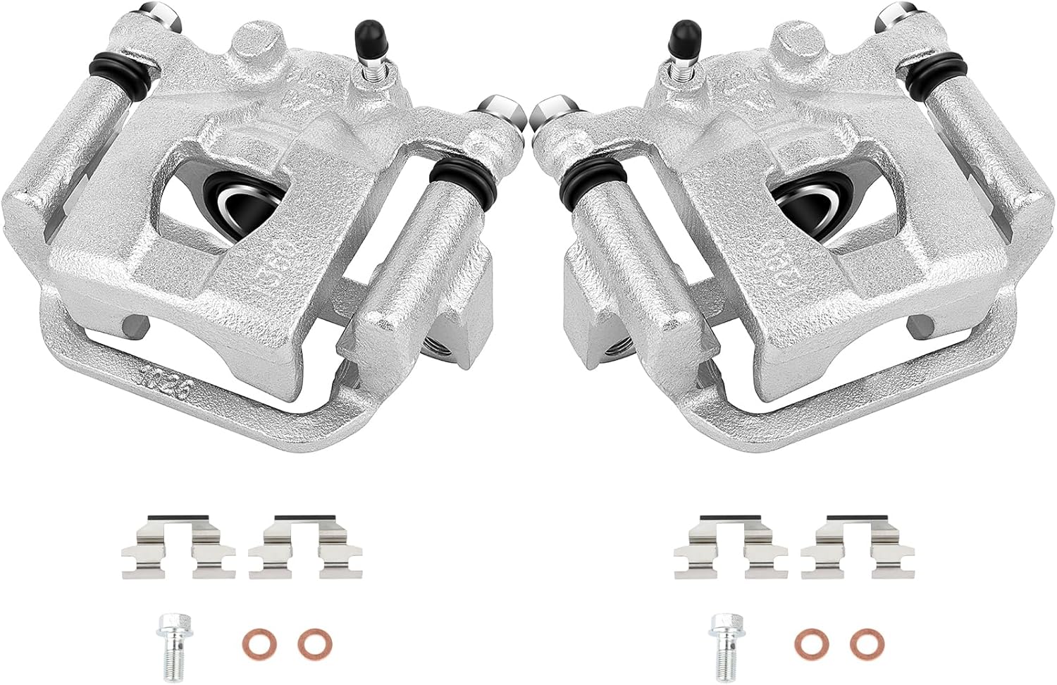 SCITOO Rear Left+Right Brake Calipers With Bracket 19-B2780A 19-B2781A For Nissan For Altima 07-12 For Nissan Juke 11-17 For Nissan For Maxima 07-08 For Nissan Sentra 11-12 14-16