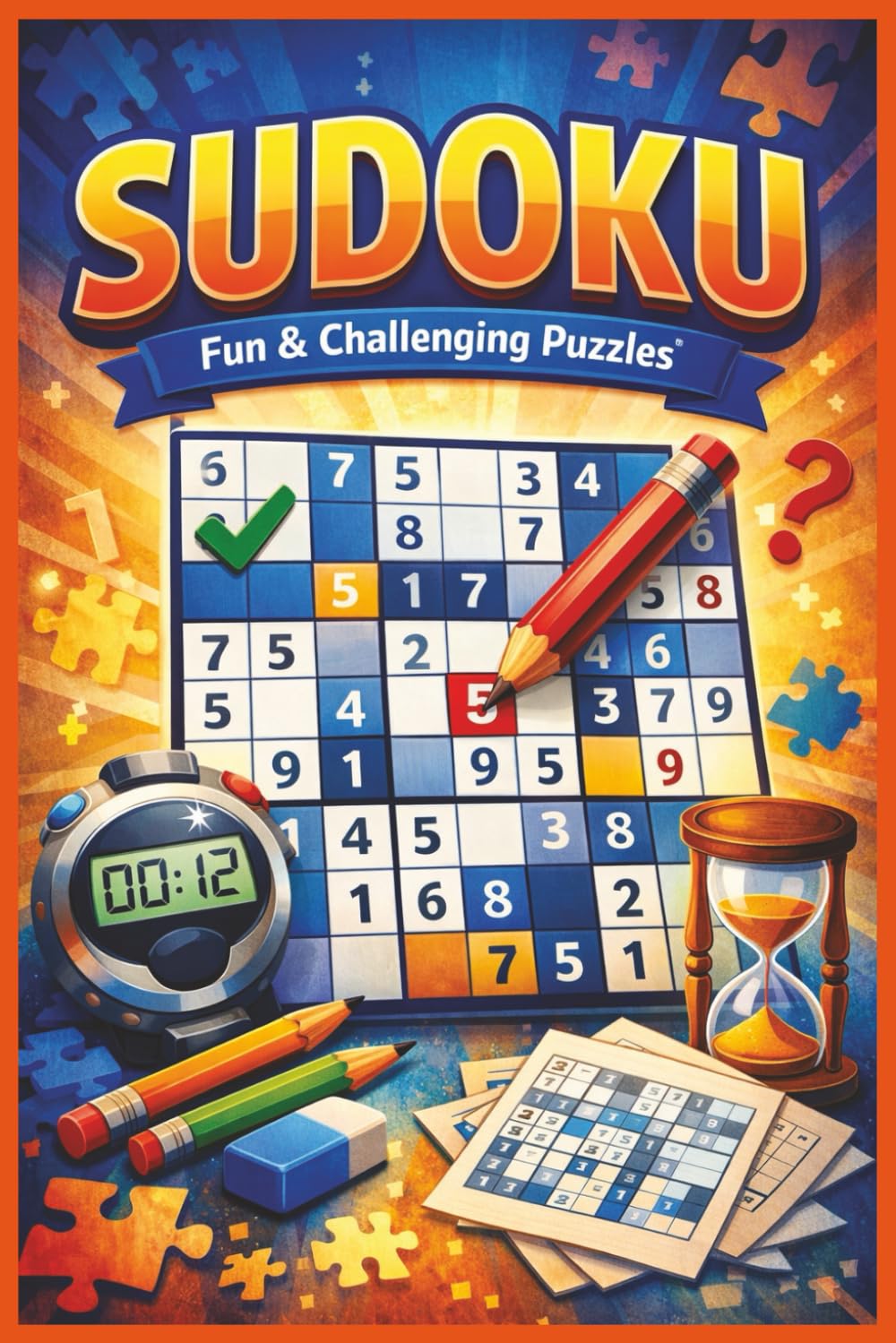 Sudoku Puzzle Book: Sudoku Puzzles with Solutions (Sudoku Puzzle Collection)