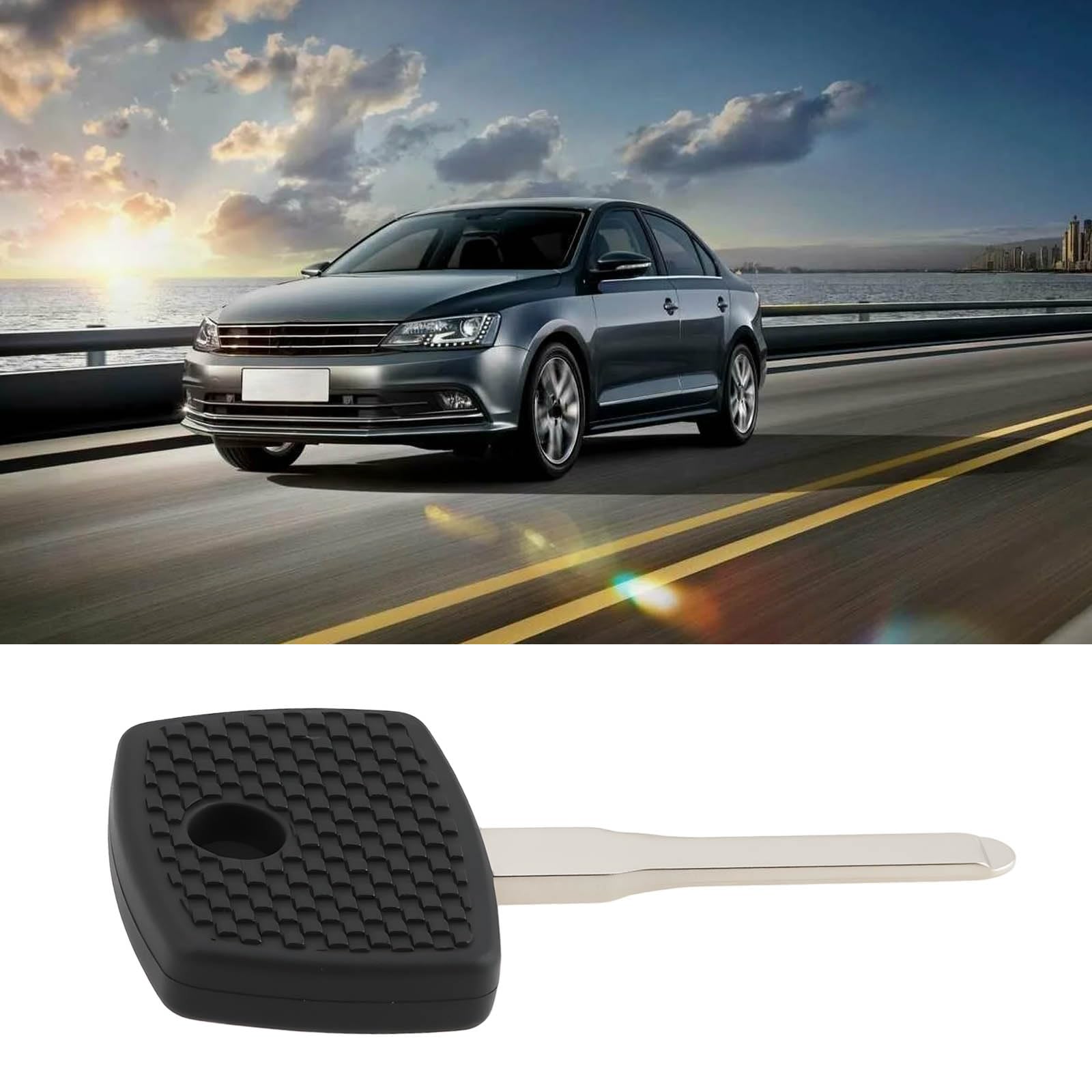2 x nieoszlifowany klucz zapłonowy pusty HU41P S50HF-P kompatybilny z Mercedes-Benz R107 SEL SL SLC 190 200 230 260 300 W116 W126 S W201 W202 1984-1993