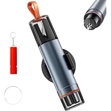 Car Window Breaker, 2 in 1 Car Safety Hammer, Emergency Escape Tool with Seatbelt Cutter, Tungsten Steel Window Breaker for Vehicles & Home