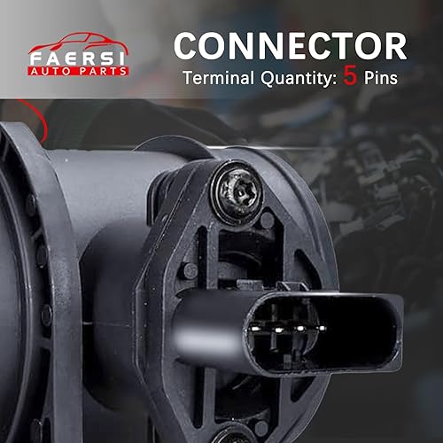 Miniatura 5 de FAERSI Sensor de flujo de aire masivo 0280218063 06A906461L Reemplazo para Audi A4 TT VW Golf Jetta Beetle Passat 1.8T, 02-06 Audi A4 y 01-06 TT |