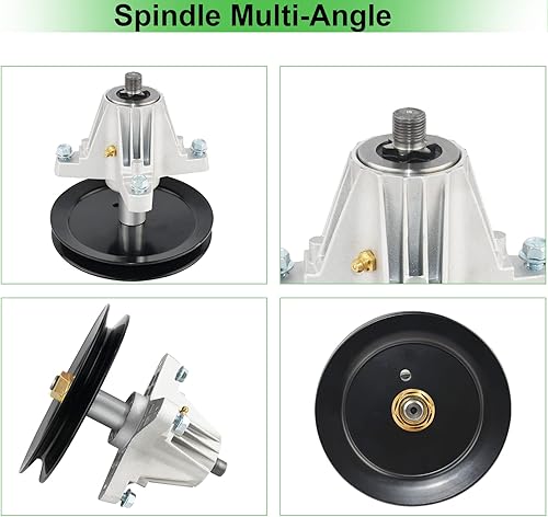 Miniatura 3 de OakTen Conjunto de husillo para MTD Cub Cadet Craftsman Troy-Bilt 918-04865A 918-04636 con tractor cortacésped de cubierta de 46 pulgadas