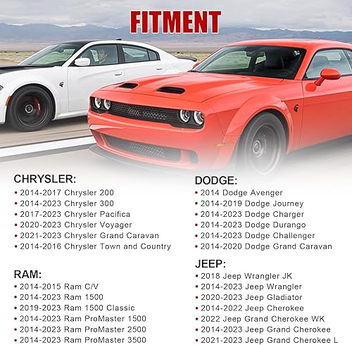 Miniatura 3 de Carcasa del filtro de aceite del motor 926-959 con sensores de enfriador de aceite y juntas Kit de aluminio mejorado compatible con Dodge Charger