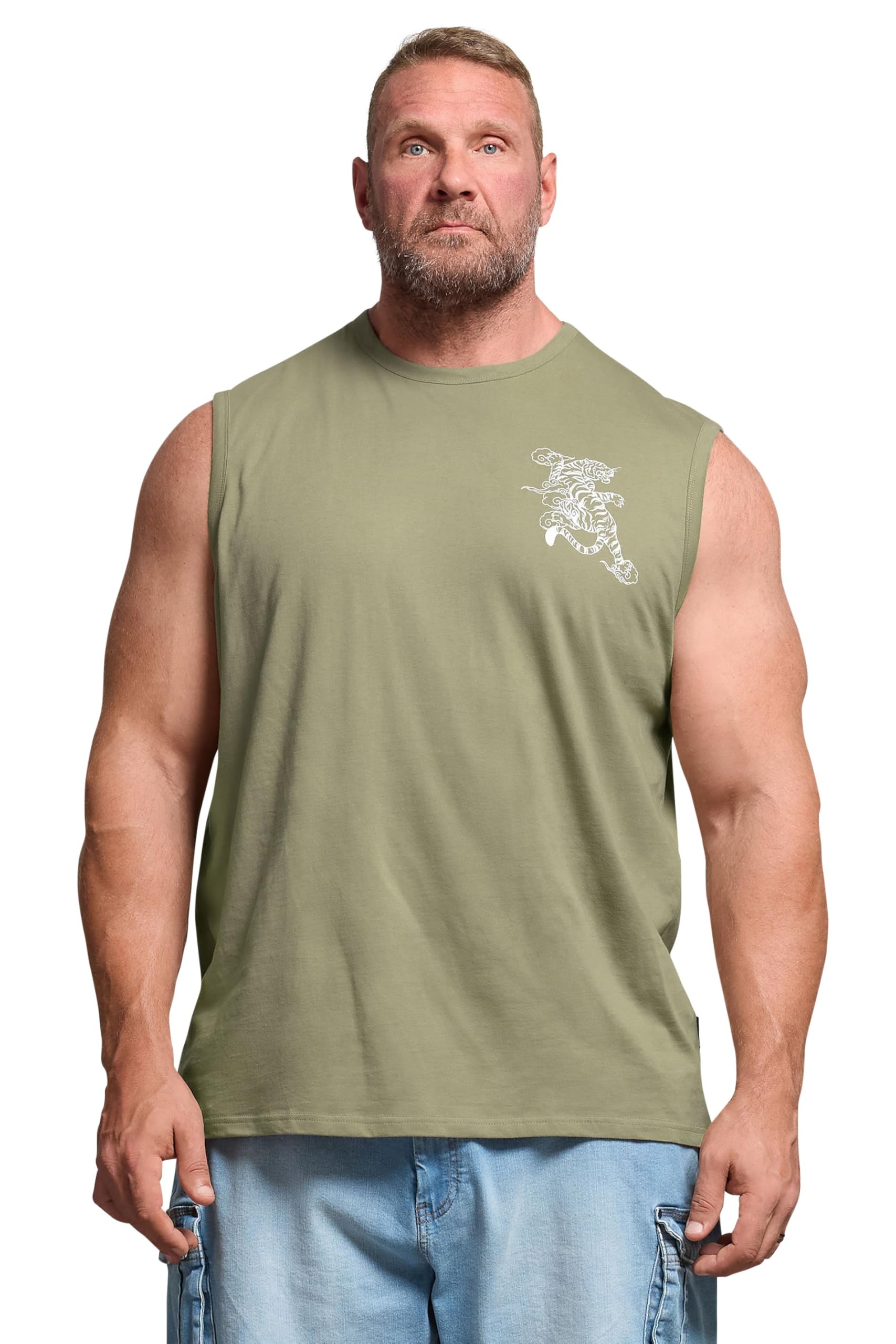 Big & Tall Mens Tiger Vest