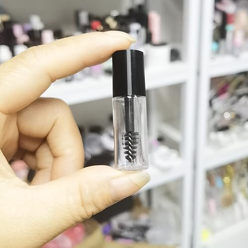 Miniatura 8 de 71PCS Mini 0.1 fl oz tubo de rímel vacío y varita para aceite de ricino, envases de aceite de pestañas DIY tubos de crecimiento de pestañas venta