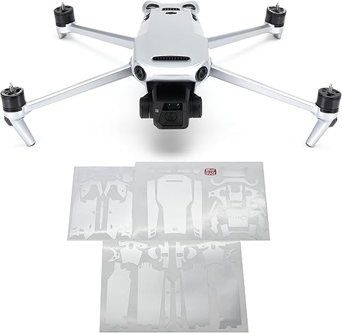 WRAPGRADE Skin compatible con DJI Mavic 3 Pro Accent Color (Airforce Silver)