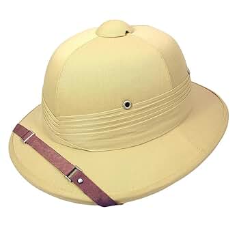 Indian Pith Helmet クリーム色 サファリハット キャンバス Indian Pith Helmet クリーム色 サファリハット キャンバス