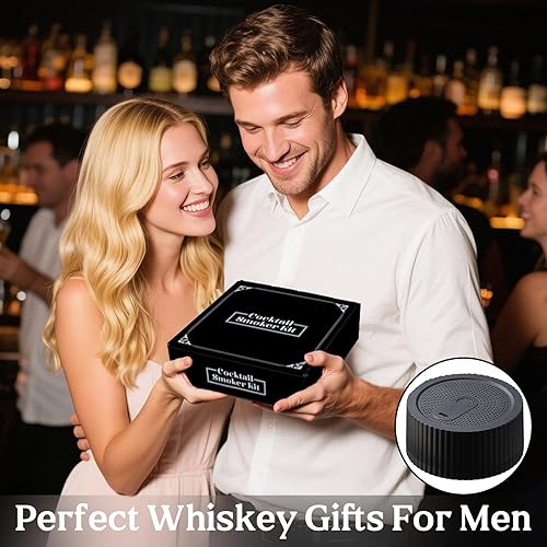 Miniatura 7 de Kit de ahumador eléctrico de whisky, ahumador de cóctel recargable con 6 chips de madera, no necesita butano, regalo para hombres para los amantes