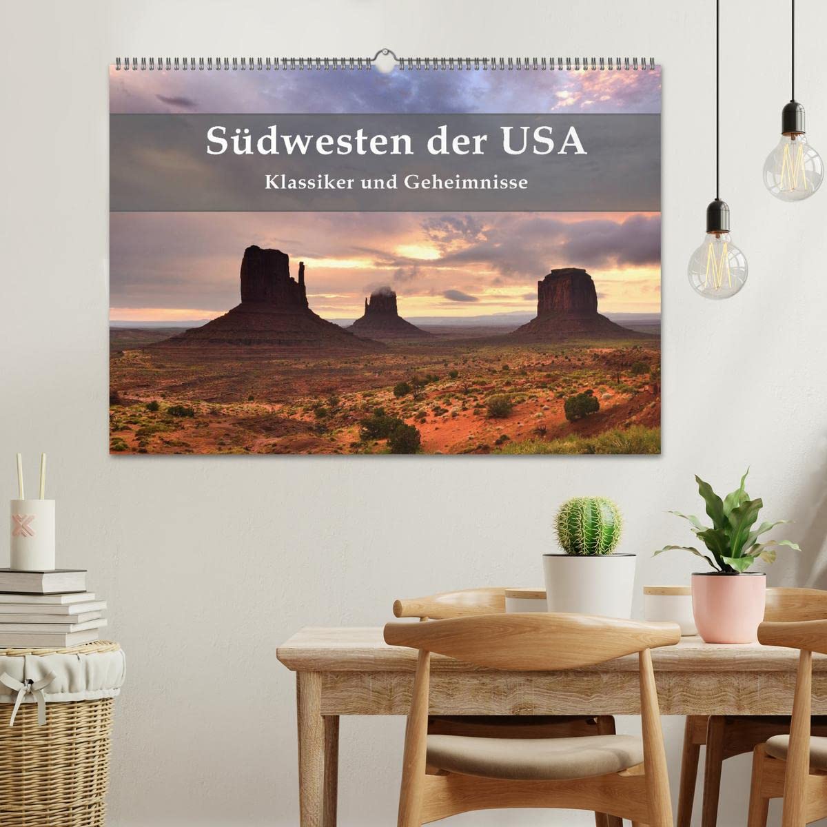 CALVENDO - Südwesten der USA - Klassiker und Geheimnisse (Wandkalender 2027 DIN A2 quer), Monatskalender: Ein geheimnisvoller Ausflug in den Südwesten der USA