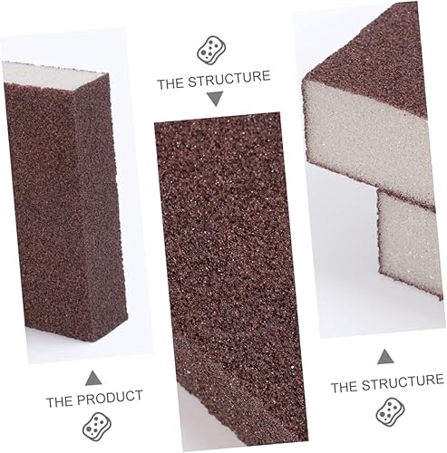 Miniatura 3 de LALAFINA Esponja para fregadero, esponja para fregadero, esponja de limpieza de esmeril, esponja para limpieza, esponja de óxido, fregaderos de