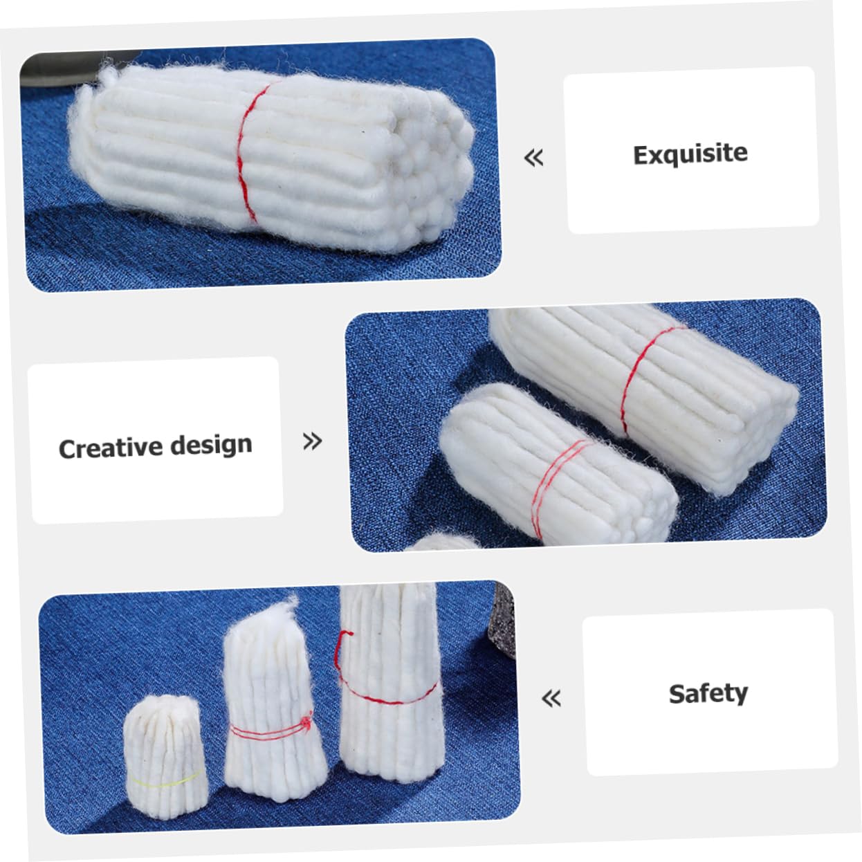 HOODANCOS 5pcs Cotton Candle Wicks for Butter Lamp DIY Candle Making Kerosene Lamp Safe Material