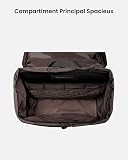 tomtoc Flap Laptop Backpack, Lightweight Water-Resistant Casual Daypack 22L - 4