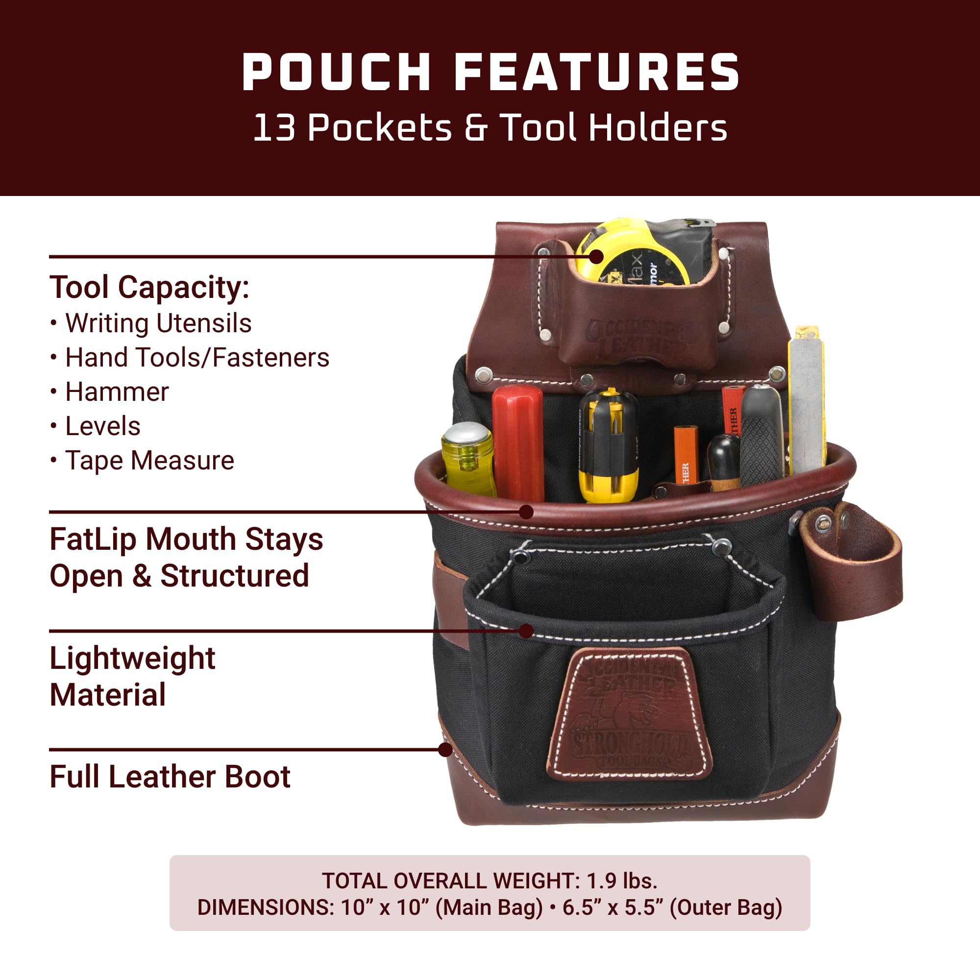 Occidental Leather 8582 Torba na narzędzia FatLip