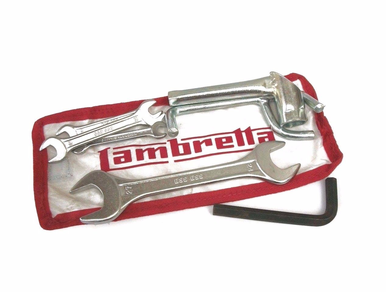 Lambretta - Kit di 7 attrezzi con custodia