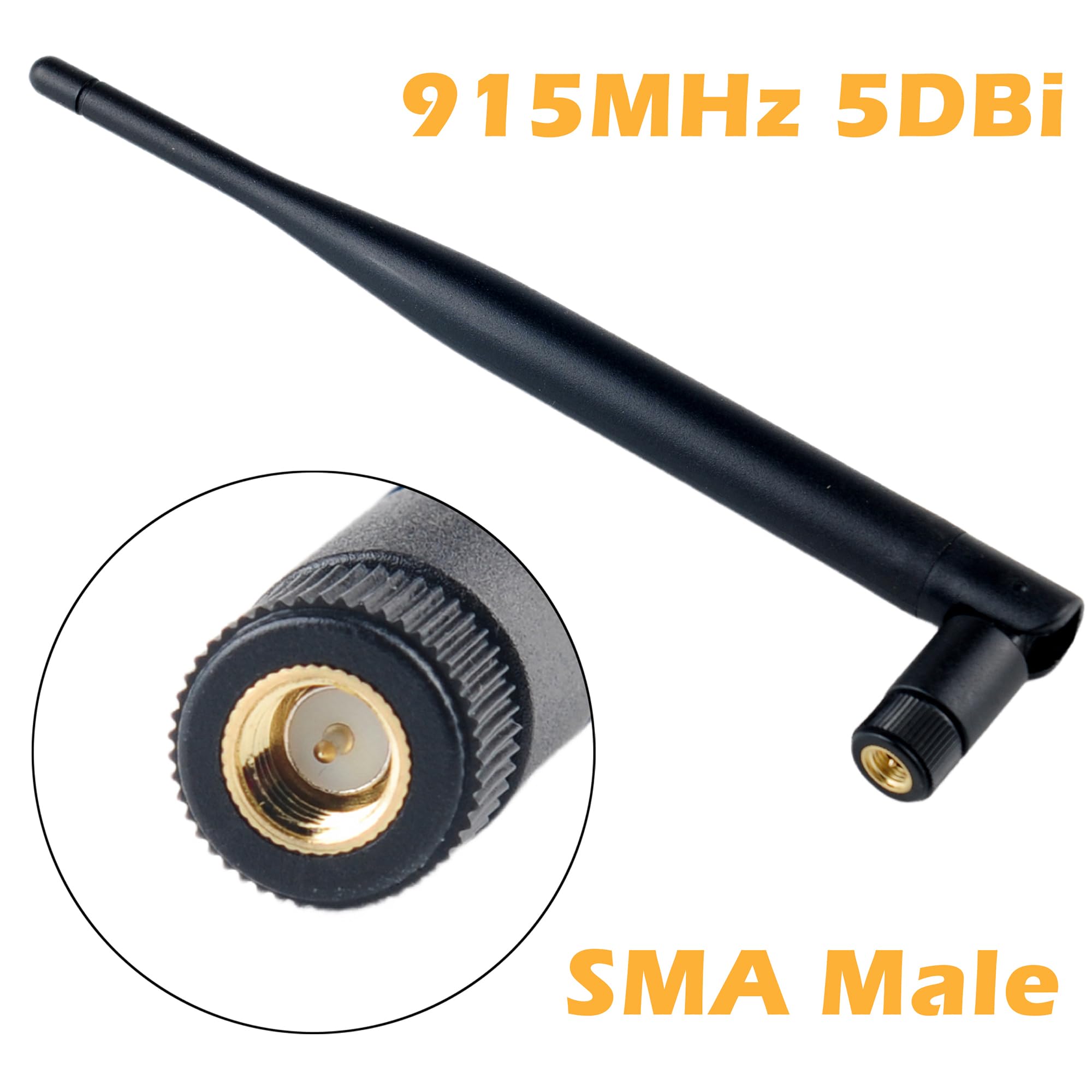 Wishiot 4pcs 915Mhz Lora Antenna 5DBi Gain Omni-Directional SMA Male + IPEX 1 10cm Cable for Meshtastic Devices LoRa Board Lora32 IoT