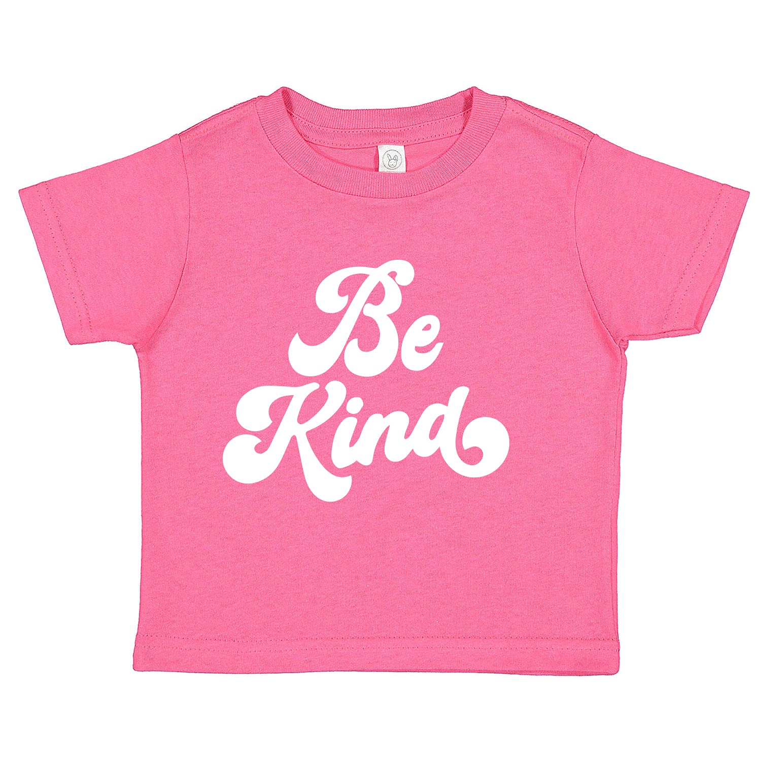 Be Kind Baby Tee Shirt Assorted Colors (6M 12M 18M 24M) (Hot Pink, 4T)