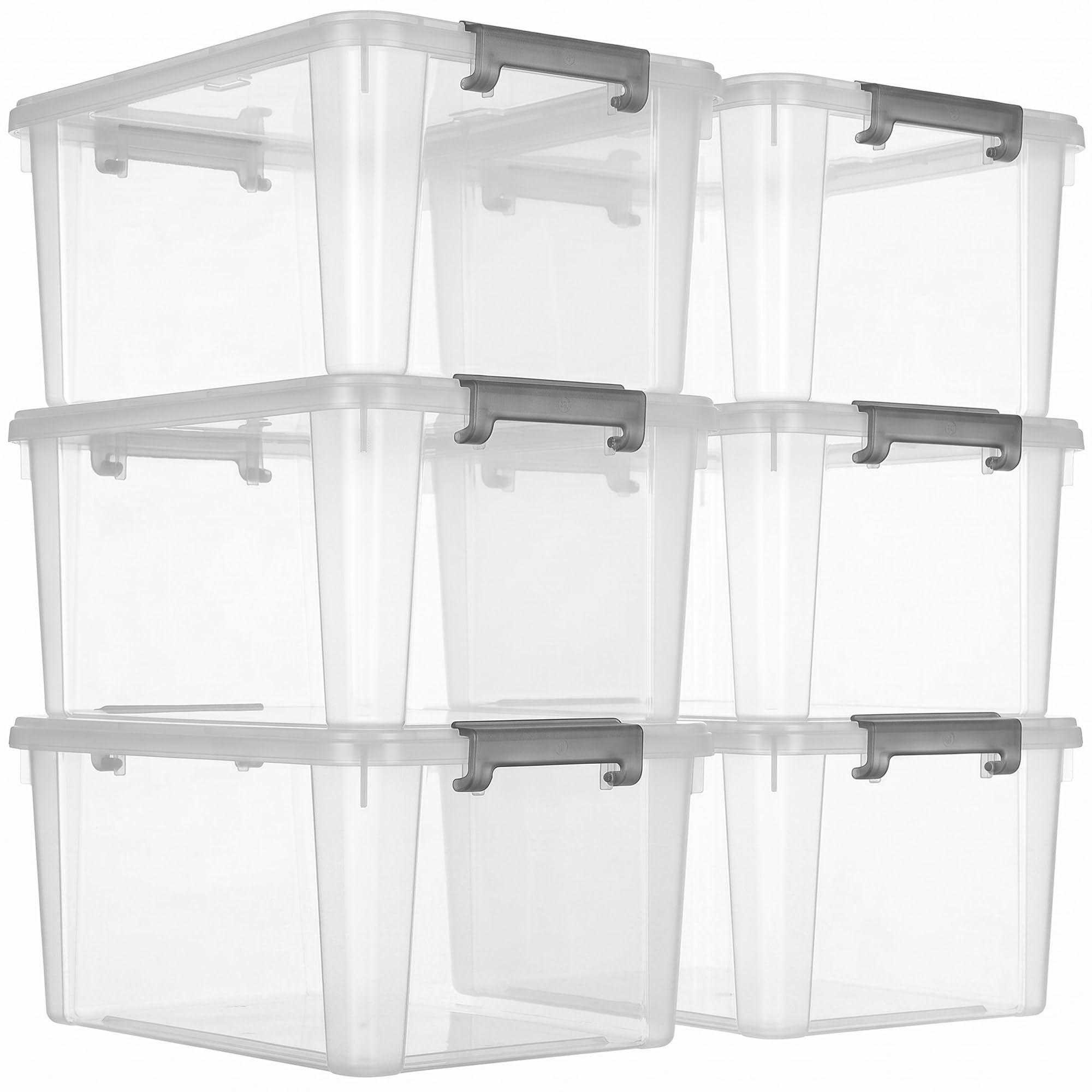 CITYLIFE 17QT Plastic Storage Bins