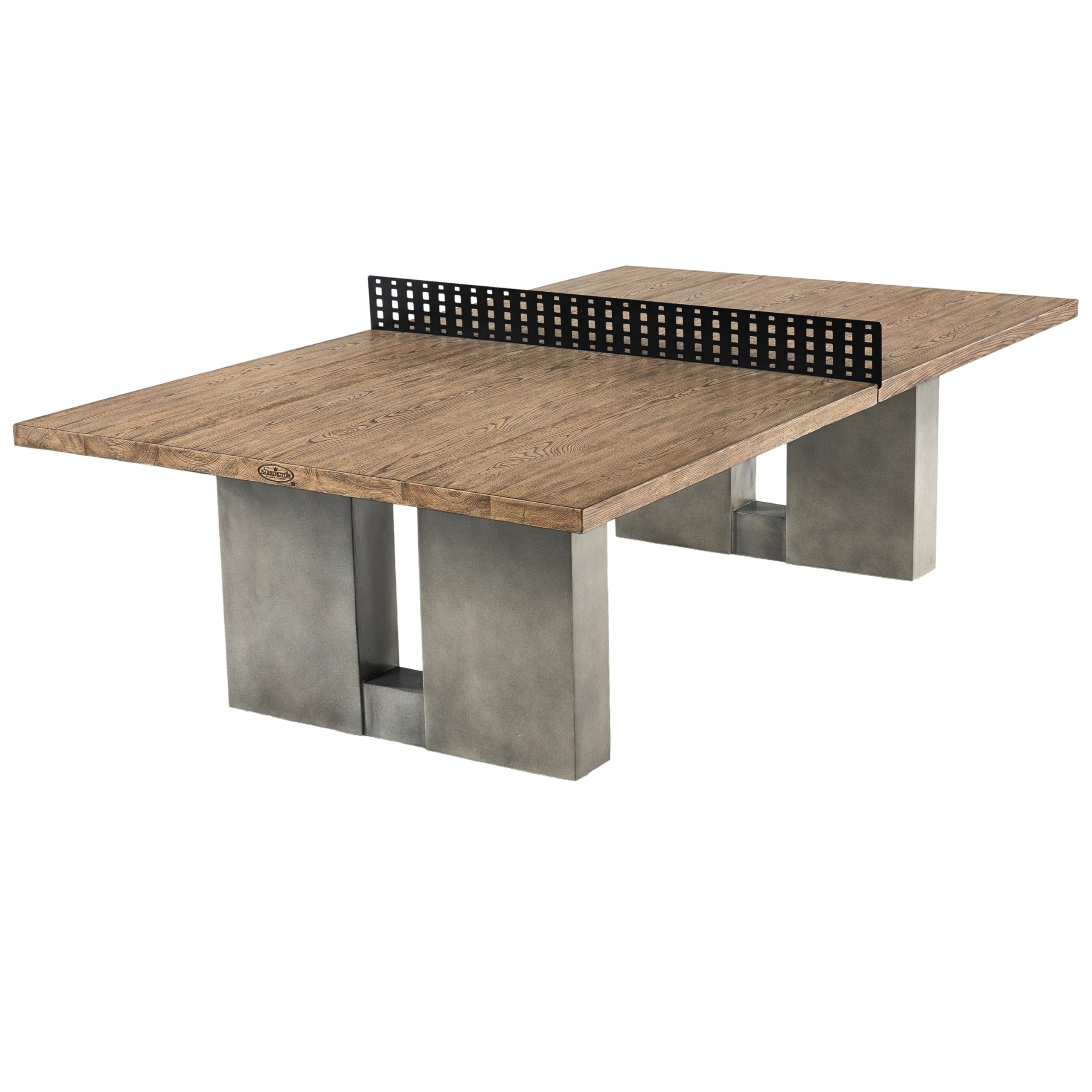 Photo 1 of ** SOUNDS FOR BREAKFAST PARTIAL SET. ONE BOX OF. * 2*Barrington 9 ft Aurora Outdoor Ping Pong Table Easy Assembly Official Size Combo Dining and Tennis Table with Removable Metal Net and Fitted Table Cover