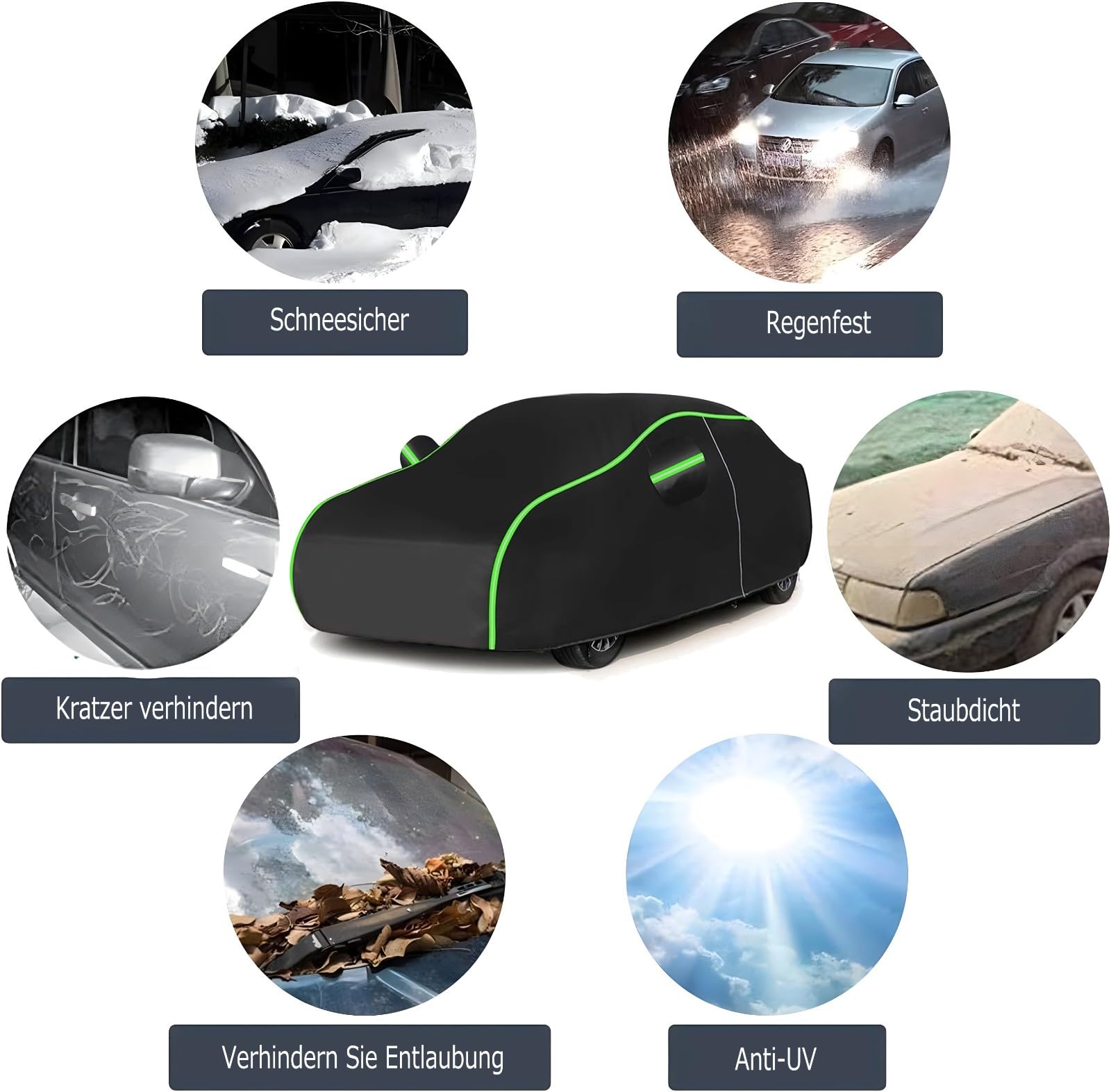 Bache Voiture Exterieur pour Renault Rafale 2024-2025,Matériau Respirant, Résistant Au Sable, à La Pluie Et à La Neige, Adapté à Toutes Les Saisons, avec Sac de Rangement