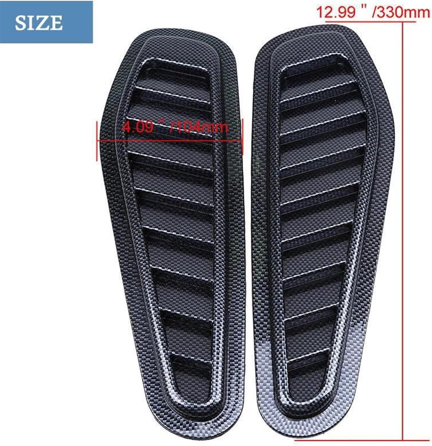 Hood Intake Decorative for C4 C5 2018-2022 2023 Car Hood Vent Scoop Bonnet Vents Air Intake Turbine Engine Cover Turbine Engine Cover Trim
