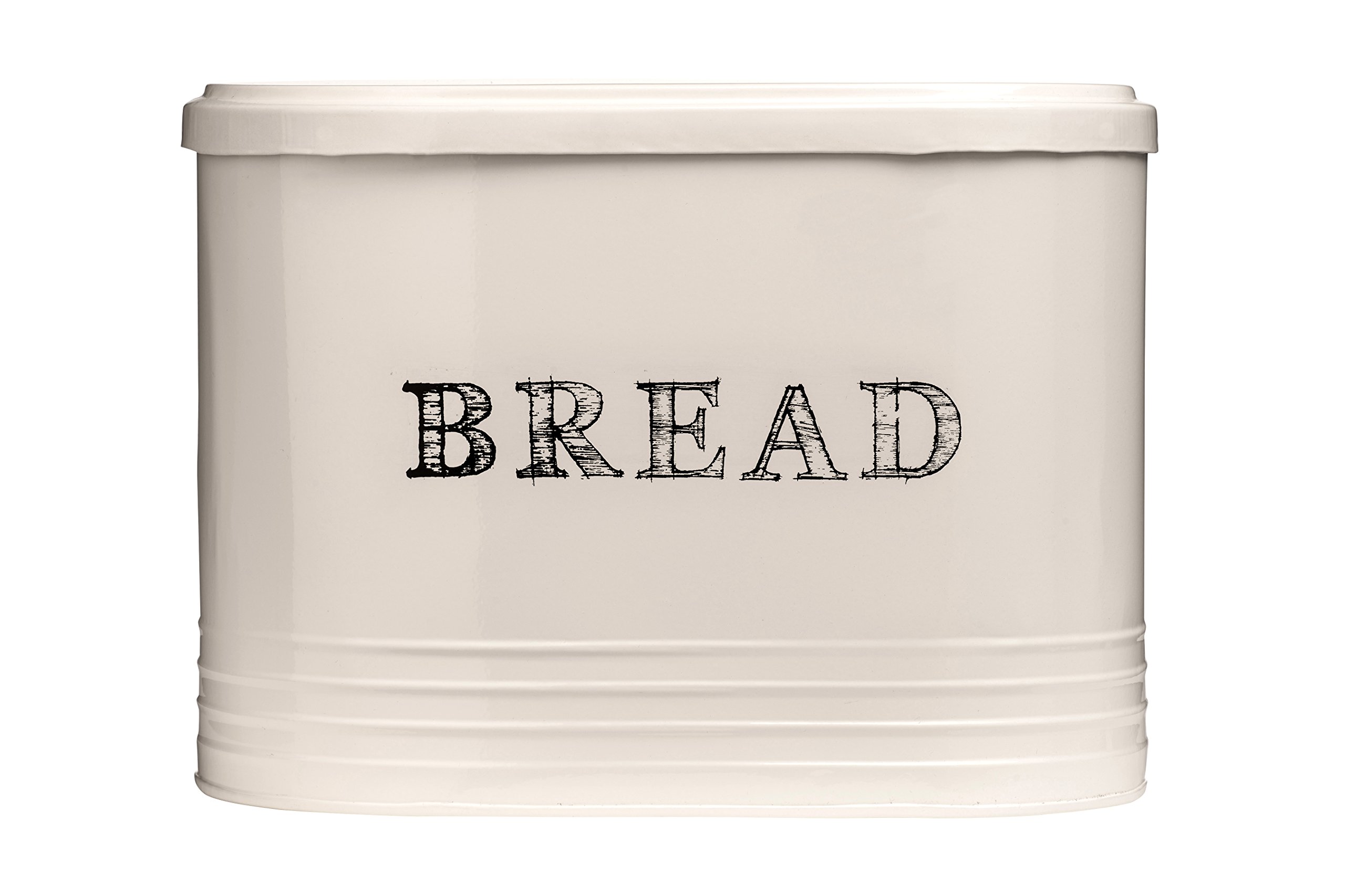 Buy Premier Housewares 507631 Bread Bin Cream Biscuit Tin Bread Basket Bread Bin Sealed Bread