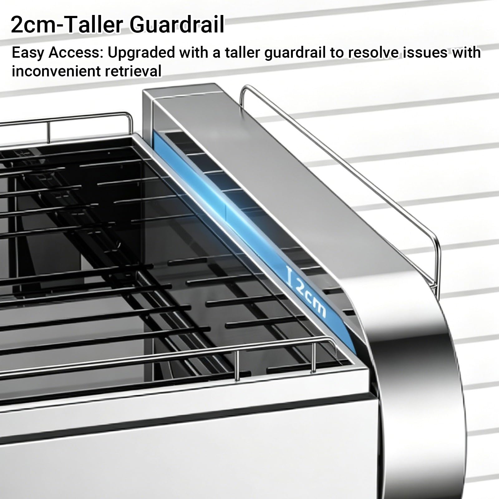 Escurridor de platos sobre el fregadero, organizador de 2 niveles de acero inoxidable 304 para platos, vasos, cuencos y cubiertos, almacenamiento multifuncional de cocina que ahorra espacio