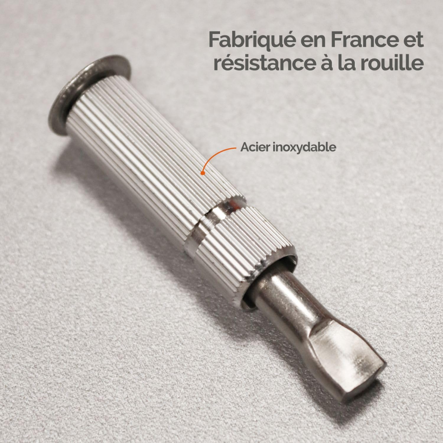 Linxor - Lot de 50 pitons Douilles escamotables en INOX Ø 12 mm