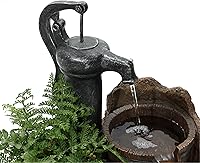 Vista 5 de Fuente de agua en cascada con bomba de agua Glenville