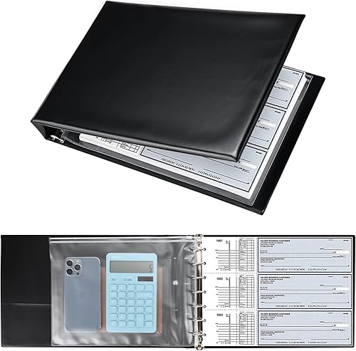 Classeur professionnel à 7 anneaux, capacité de 600 chèques pour feuilles de 22,