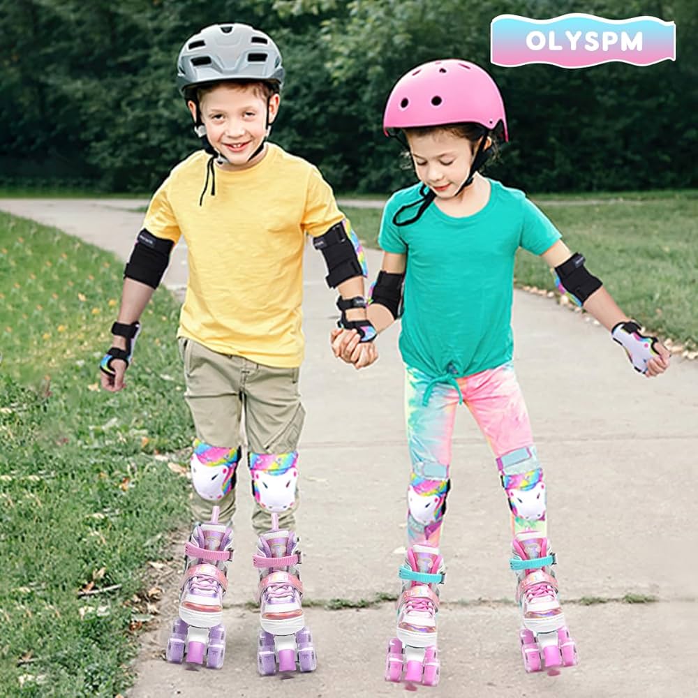 HFCY Scarpe Con Rotelle Pattini Tecnici Skateboard Retrattili