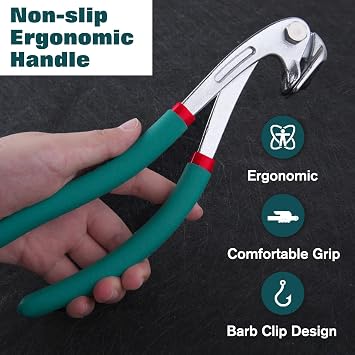 SPEEDWOX 9-Inch Car Door Fender Auto Body Pliers Panel Crimp Dent Edge Pliers Car Fender Edge Repair Tools Paintless Dent Repair Kit Autobody Metal Tool for Wheel Eyebrow Flat Hole