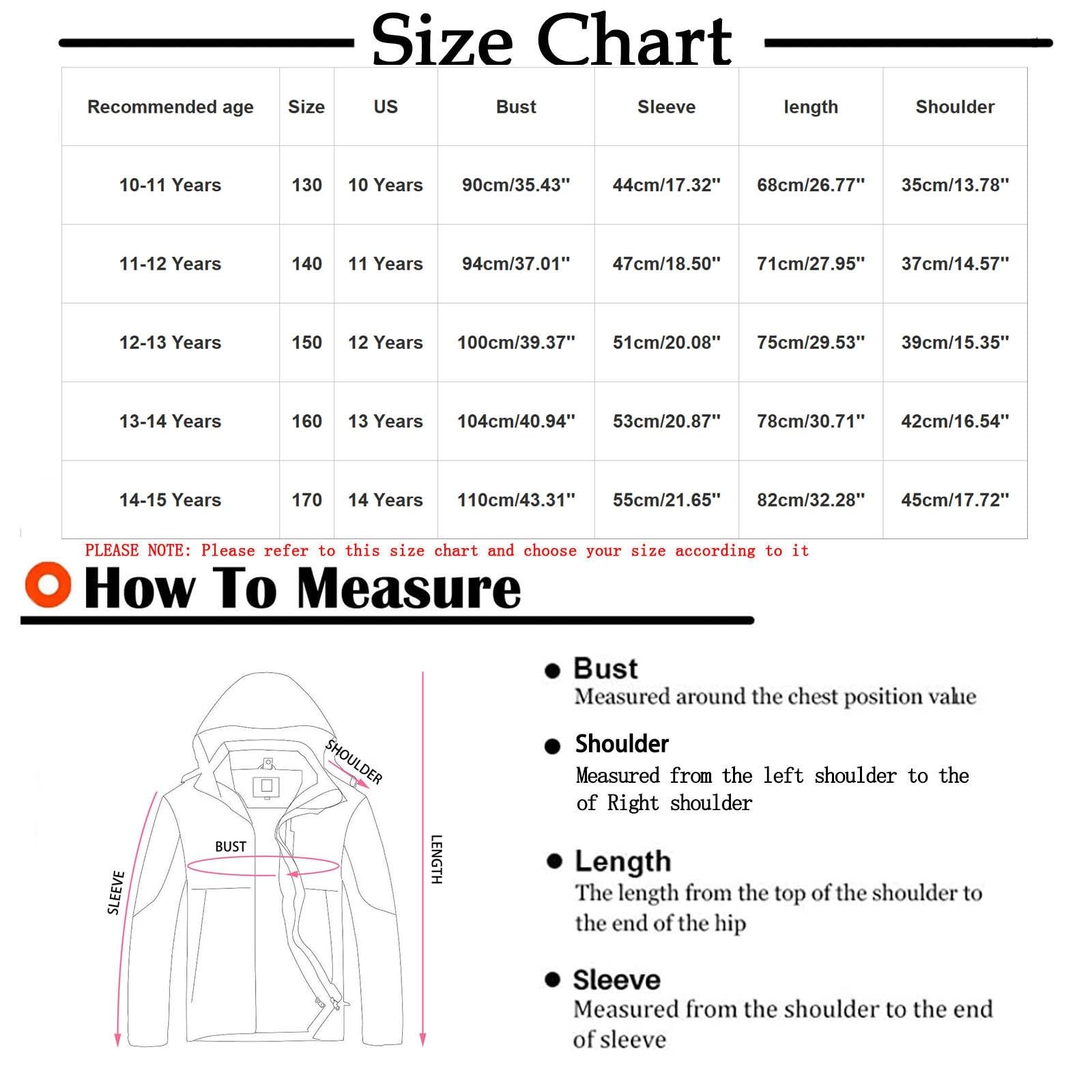 duxyoz Manteau d'hiver épais et chaud pour enfants - Parka solide et légère - Rembourrée - Avec capuche en fausse fourrure - Manches longues - Coupe-vent - Thermique - Matelassé - 10-15 ans